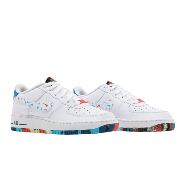 Nike Air Force 1 LV8 GS Multicolor Sneakers Size 4.5 Youth W/Original Box - Picture 14 of 16